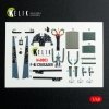 Kelik K48003 F-8J Crusader - interior 3D decals for Hasegawa kit 1/48